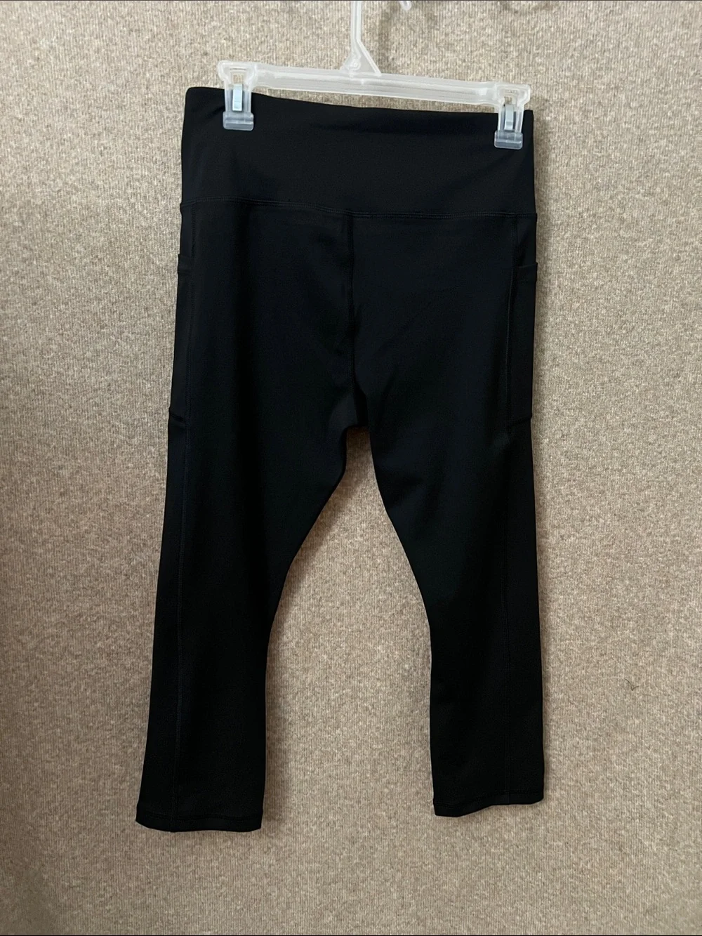 Kids Black Active Capri Leggings